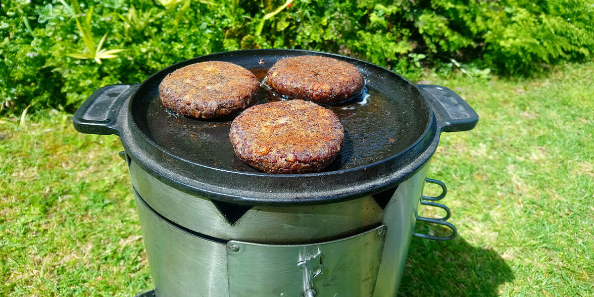 Chickpea and Bean Veggie Burgers