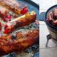 Fried cherry chocolate roll ups